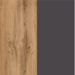 Held Möbel Spülenunterschrank Turin 120 Cm Mit 2 Türen Graphit/Wotaneiche -Wenko Store 189424 11016600 CU 07