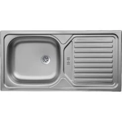 Held Möbel Spülenunterschrank Turin 120 Cm Mit 2 Türen Graphit/Wotaneiche -Wenko Store 189424 11016600 CU 13