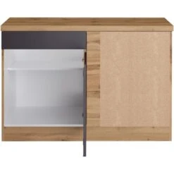 Held Möbel Küchen-Eckschrank Turin 120 Cm Graphit/Wotaneiche -Wenko Store 189469 11016600 S 03