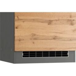 Held Möbel Kühlschrank/Ofenumbauschrank Turin 60 Cm Wotaneiche/Graphit -Wenko Store 189522 11016600 CU 06