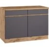 Held Möbel Küchenunterschrank Turin 120 Cm Graphit/Wotaneiche -Wenko Store 189636 11016600 S 03