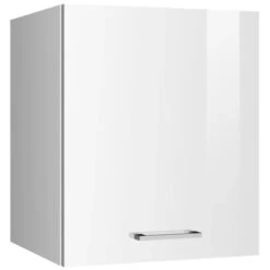 Held Möbel Küchen-Hängeschrank Mailand 50 Cm Hochglanz Weiß/Weiß