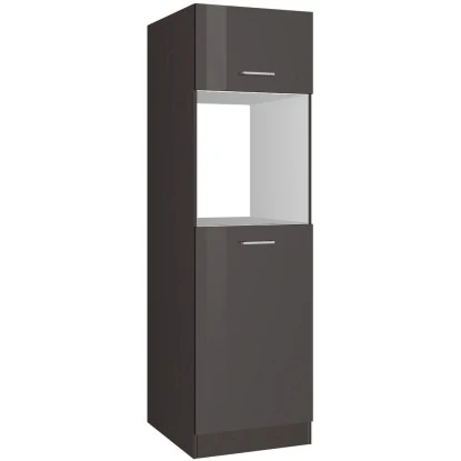 Held Möbel Ofenumbauschrank Mailand 60 Cm Hochglanz Graphit/Graphit 3 Held Möbel Ofenumbauschrank Mailand 60 Cm Hochglanz Graphit/Graphit