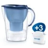 Brita Wasserfilter-Kanne Marella Blau Inkl. 3 Maxtra+ 2 Brita Wasserfilter-Kanne Marella Blau Inkl. 3 Maxtra+ -Wenko Store 190557 2981 1