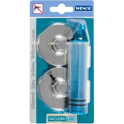 Wenko Vacuum-Loc Glänzend Für Prem.+Classic+Style 3 Wenko Vacuum-Loc Glänzend Für Prem.+Classic+Style