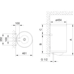 Gorenje Warmwasserspeicher TGR50ND 50 Liter -Wenko Store 3838942023934 4384 2