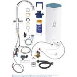 Grohe Küchenarmatur Und Boiler Red Duo Größe-L Chrom -Wenko Store 4005176989209 4520 5