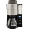 Melitta Kaffeemaschine AromaFresh Glas Schwarz Mit Mahlwerk -Wenko Store 4006508222247 1433 1