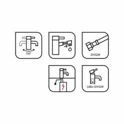 Küchenarmatur Aquilio Verchromt Mit Geschirrbrause 12 Küchenarmatur Aquilio Verchromt Mit Geschirrbrause -Wenko Store 4007874111661 WEB02 270521