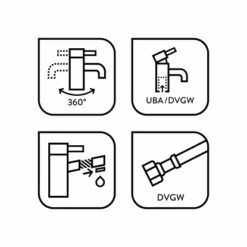Baliv Küchenarmatur KI-1320 Chrom -Wenko Store 4007874206503 50