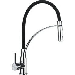 Baliv Küchenarmatur KI-1861 Chrom-Schwarz