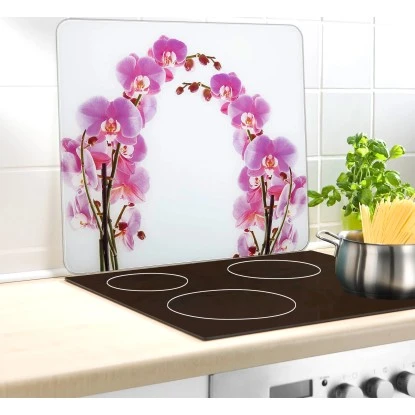 Wenko Multi-Platte Orchideenblüte Für Glaskeramik Kochfelder Mehrfarbig 4 Wenko Multi-Platte Orchideenblüte Für Glaskeramik Kochfelder Mehrfarbig – Bild 2