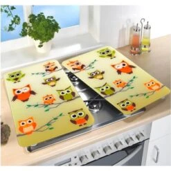 Wenko Herdabdeckplatten Universal Eulenversammlung 2er Set Mehrfarbig 7 Wenko Herdabdeckplatten Universal Eulenversammlung 2er Set Mehrfarbig -Wenko Store 4008838198360 1068 03