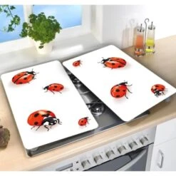 Wenko Herdabdeckplatten Universal Marienkäfer 2er Set Mehrfarbig 7 Wenko Herdabdeckplatten Universal Marienkäfer 2er Set Mehrfarbig -Wenko Store 4008838235218 1068 03