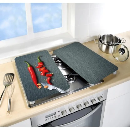 Wenko Herdabdeckplatten Universal Cayenne 2er Set Mehrfarbig 5 Wenko Herdabdeckplatten Universal Cayenne 2er Set Mehrfarbig – Bild 3