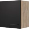 Flex-Well Exclusiv Oberschrank Capri 50 Cm X 55 Cm Schwarz Matt-Endgrain Oak 1 Flex-Well Exclusiv Oberschrank Capri 50 Cm X 55 Cm Schwarz Matt-Endgrain Oak -Wenko Store 4047584070162 4051 S 03