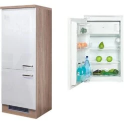 Flex-Well Exclusiv Kühlschrank-Umbau Valero Mit Kühlschrank PKM KS 120.4A+ EB 7 Flex-Well Exclusiv Kühlschrank-Umbau Valero Mit Kühlschrank PKM KS 120.4A+ EB -Wenko Store 4051 g 60 102 000 valero 2