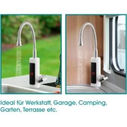Easymaxx Warm Und Kaltwasserarmatur Mit Integriertem Durchlauferhitzer 3600 W -Wenko Store 4052926017378 4257 12 AI