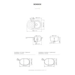 Respekta By Schock Granit-Einbauspüle Phoenix 79 Cm X 50 Cm Weiß 5 Respekta By Schock Granit-Einbauspüle Phoenix 79 Cm X 50 Cm Weiß -Wenko Store 4277 4384 Phoenix79x50W 02