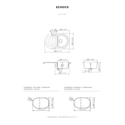 Respekta By Schock Granit-Einbauspüle Phoenix 79 Cm X 50 Cm Weiß 4 Respekta By Schock Granit-Einbauspüle Phoenix 79 Cm X 50 Cm Weiß – Bild 2
