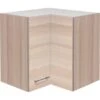 Flex-Well Exclusiv Eck-Hängeschrank Focus 60 Cm X 60 Cm Akazie Nachbildung -Wenko Store 436638 4051 he60focus