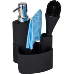 Wenko Spül-Set Empire Schwarz 19 Cm X 11 Cm X 12,5 Cm -Wenko Store 454037 1068 4