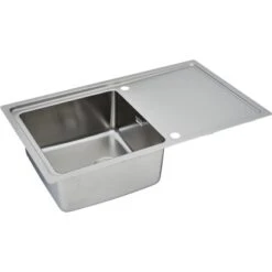 Respekta Einbauspüle Chicago 86 Cm X 50 Cm Edelstahl -Wenko Store 45546 4384 CHICAGO86X50 03