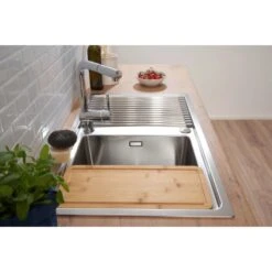 Respekta Einbauspüle Chicago 86 Cm X 50 Cm Edelstahl -Wenko Store 45546 4384 CHICAGO86X50 14