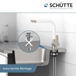 Schütte Küchenarmatur Rio Edelstahloptik-Weiß 11 Schütte Küchenarmatur Rio Edelstahloptik-Weiß -Wenko Store 473319 2759 004