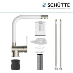 Schütte Küchenarmatur Rio Edelstahloptik-Weiß 12 Schütte Küchenarmatur Rio Edelstahloptik-Weiß -Wenko Store 473319 2759 005