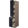 Flex-Well Exclusiv Apotheker-Hochschrank Lara 30 Cm Anthrazit-San Remo Eiche 2 Flex-Well Exclusiv Apotheker-Hochschrank Lara 30 Cm Anthrazit-San Remo Eiche -Wenko Store 4785309 4051 AHS30Lara