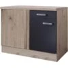 Flex-Well Exclusiv Eck-Unterschrank Lara 110 X 60 Cm Anthrazit-San Remo Eiche -Wenko Store 4785507 4051 UEBE110Lara