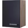 Flex-Well Exclusiv Hängeschrank Lara 40 Cm Anthrazit-San Remo Eiche -Wenko Store 4785564 4051 H40Lara