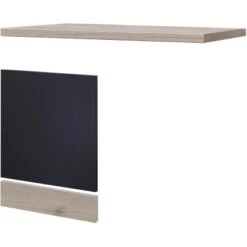 Flex-Well Exclusiv Geschirrspüler-Paket Teilintegriert Lara Anthrazit-San Remo