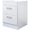 Flex-Well Exclusiv Kochstellenschrank Joelina 60 Cm Ohne Arbeitsplatte Weiß -Wenko Store 4787909 4051 KSA60BJoelina