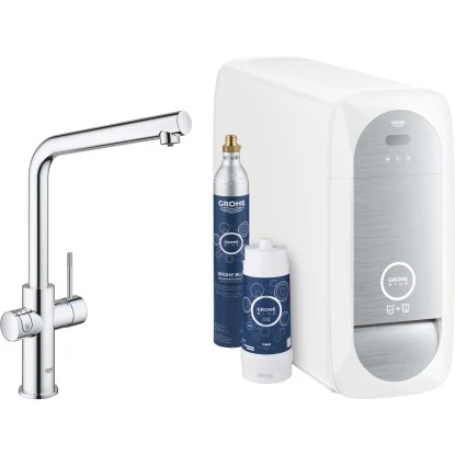 Grohe L-Auslauf Starter Kit Blue Home Chrom 3 Grohe L-Auslauf Starter Kit Blue Home Chrom