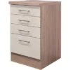 Flex-Well Exclusiv Schubkastenschrank Orlando 50 Cm Kaschmir Glanz-Sonoma Eiche -Wenko Store 526349 4800 ussa50 nepal 2