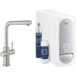Grohe L-Auslauf Starter Kit Blue Home Supersteel