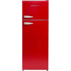 Respekta Kühl-Gefrierkombination KS144 Vintage VC Rot -Wenko Store 571958 4384 KS144VRA 02