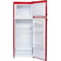Respekta Kühl-Gefrierkombination KS144 Vintage VC Rot -Wenko Store 571958 4384 KS144VRA 03