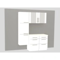 Spülenunterschrank Klassik 60 Weiß Ohne Arbeitsplatte 80 Cm -Wenko Store 586601 3193 Einbaukueche 4