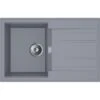 Miló Einbauspüle Granitverbundstoff Piatto 78 Grau -Wenko Store 5903140017790 10