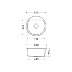 Miló Einbauspüle Granitverbundstoff Olli 51 Grau 6 Miló Einbauspüle Granitverbundstoff Olli 51 Grau -Wenko Store 5903140018063 20 1