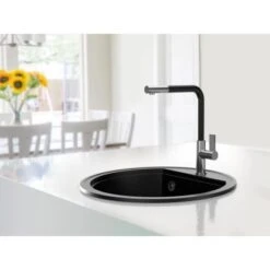 Miló Einbauspüle Granitverbundstoff Olli 51 Schwarz 7 Miló Einbauspüle Granitverbundstoff Olli 51 Schwarz -Wenko Store 5903140018063 30