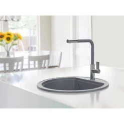 Miló Einbauspüle Granitverbundstoff Olli 51 Grau 7 Miló Einbauspüle Granitverbundstoff Olli 51 Grau -Wenko Store 5903140018353 30