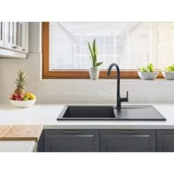 Miló Einbauspüle Granitverbundstoff Palladio 86 Graphit 7 Miló Einbauspüle Granitverbundstoff Palladio 86 Graphit -Wenko Store 5903140018360 30