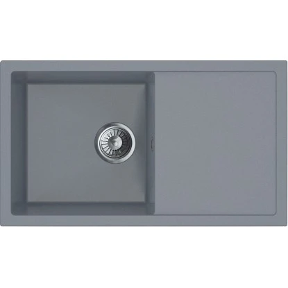 Miló Einbauspüle Granitverbundstoff Blissano 76 Grau 3 Miló Einbauspüle Granitverbundstoff Blissano 76 Grau