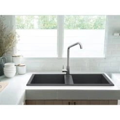 Miló Einbauspüle Granitverbundstoff Blissano 76 Graphit 7 Miló Einbauspüle Granitverbundstoff Blissano 76 Graphit -Wenko Store 5903140019411 2.png