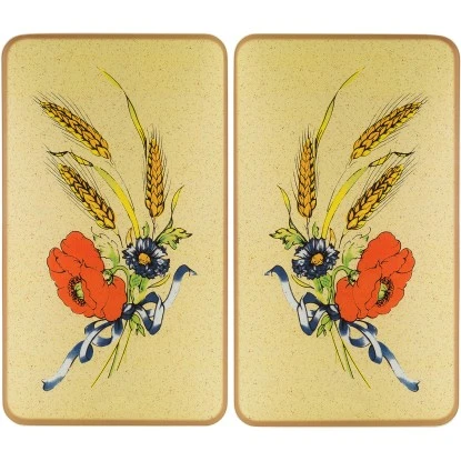 Wenko Herdabdeckplatte Universal 2er Set Kornblumen 3 Wenko Herdabdeckplatte Universal 2er Set Kornblumen