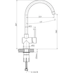 Sanitop-Wingenroth Küchenarmatur Surf Edelstahl -Wenko Store 687979 3711 2